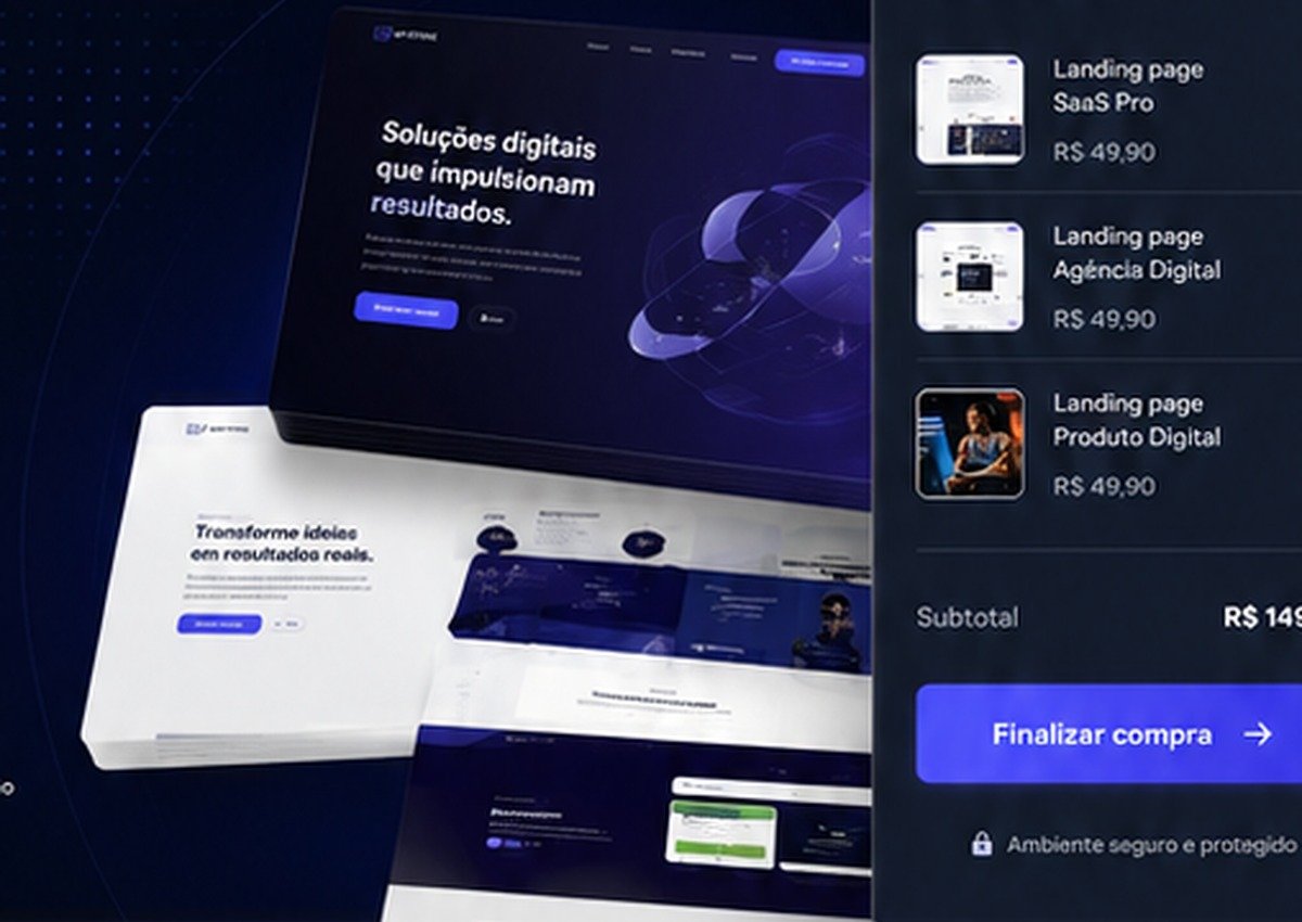 Prévia de landing pages